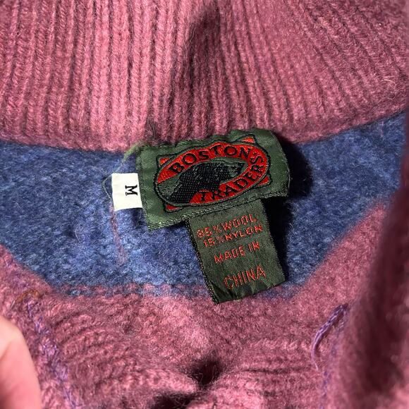Vintage Women’s Boston Traders Wool Sweater Medium - Picture 3 of 4